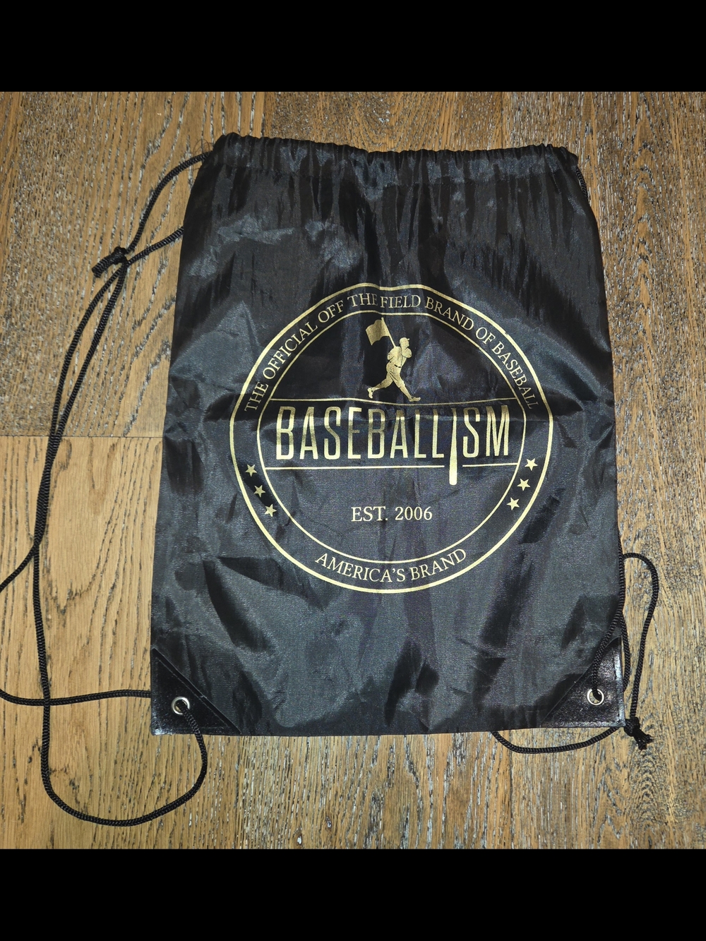 Baseballism - Drawstring Backpack (16'L x 12"W)